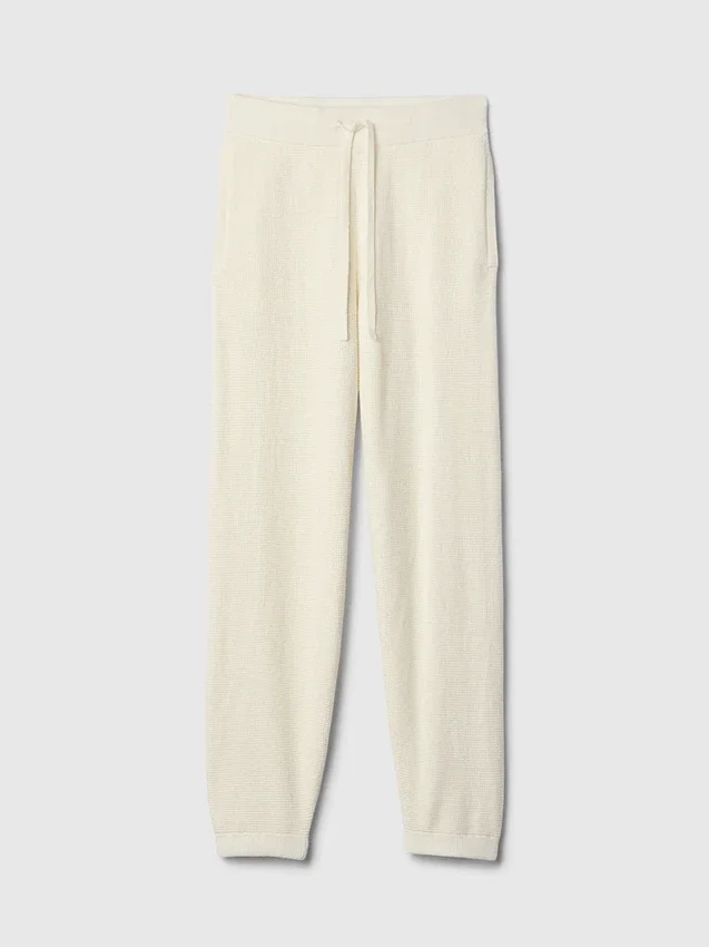 Pantalones de pijama tipo jogger CashSoft con tejido tipo waffle
