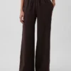 Pantalones de punto de pierna ancha