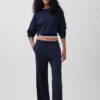 Pantalones de sudadera de felpa suave Vintagesoft de pierna ancha