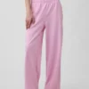 Pantalones de sudadera de felpa suave Vintagesoft de pierna ancha