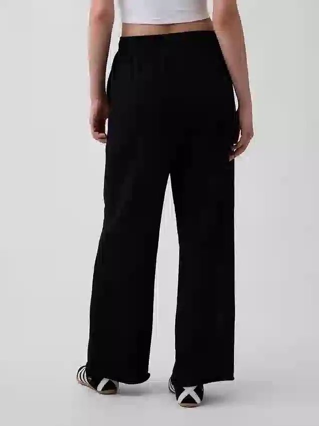 Pantalones de sudadera de felpa suave Vintagesoft de pierna ancha