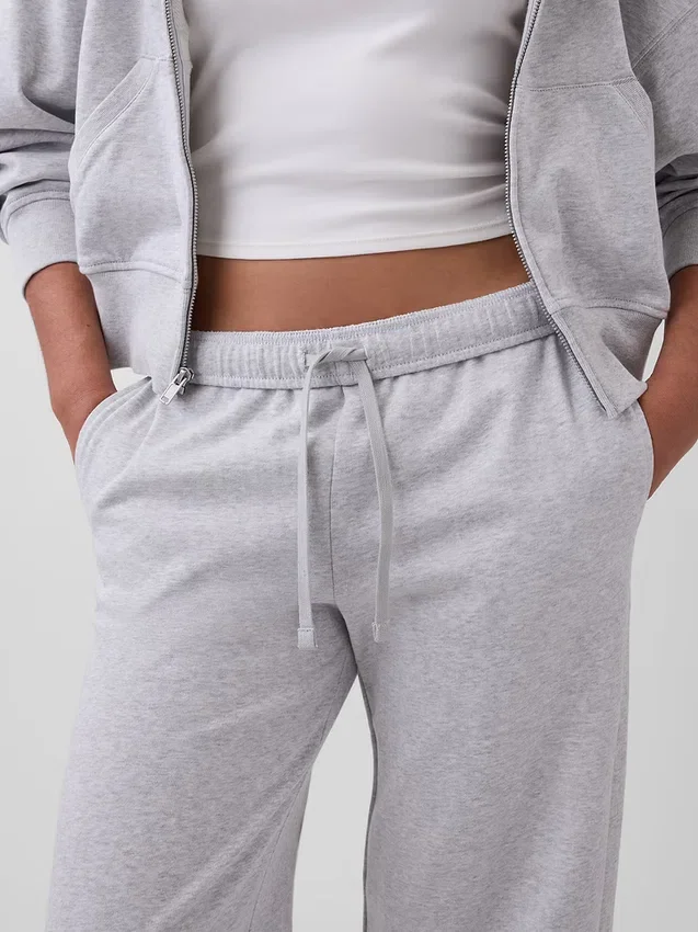 Pantalones de sudadera de felpa suave Vintagesoft de pierna ancha