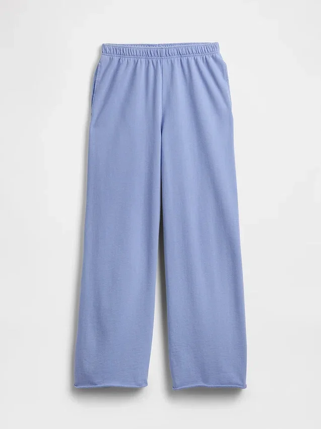 Pantalones de sudadera de felpa suave Vintagesoft de pierna ancha