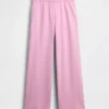 Pantalones de sudadera de felpa suave Vintagesoft de pierna ancha