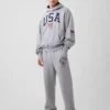 Pantalones de sudadera gruesos para adultos del equipo de EE. UU.
