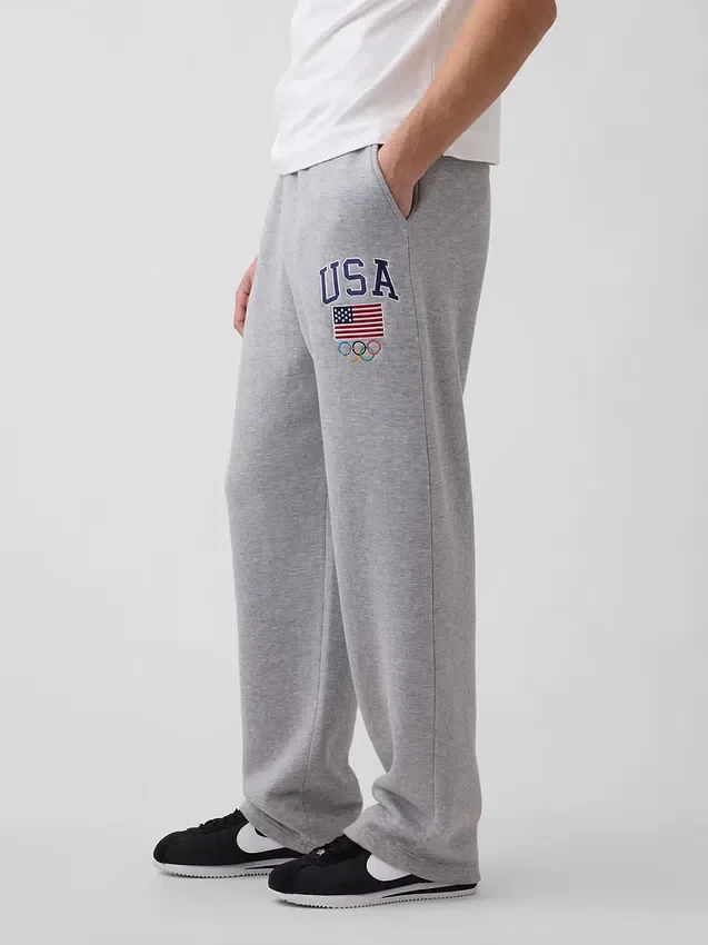 Pantalones de sudadera gruesos para adultos del equipo de EE. UU.