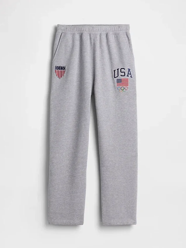 Pantalones de sudadera gruesos para adultos del equipo de EE. UU.