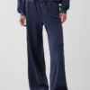 Pantalones de sudadera holgados de felpa Vintagesoft de talle medio