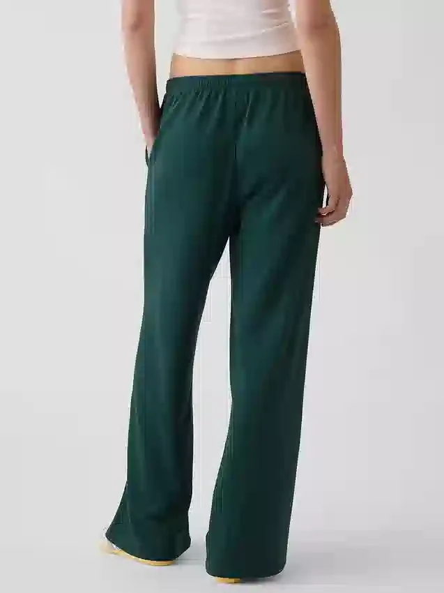 Pantalones de sudadera holgados de felpa Vintagesoft de talle medio