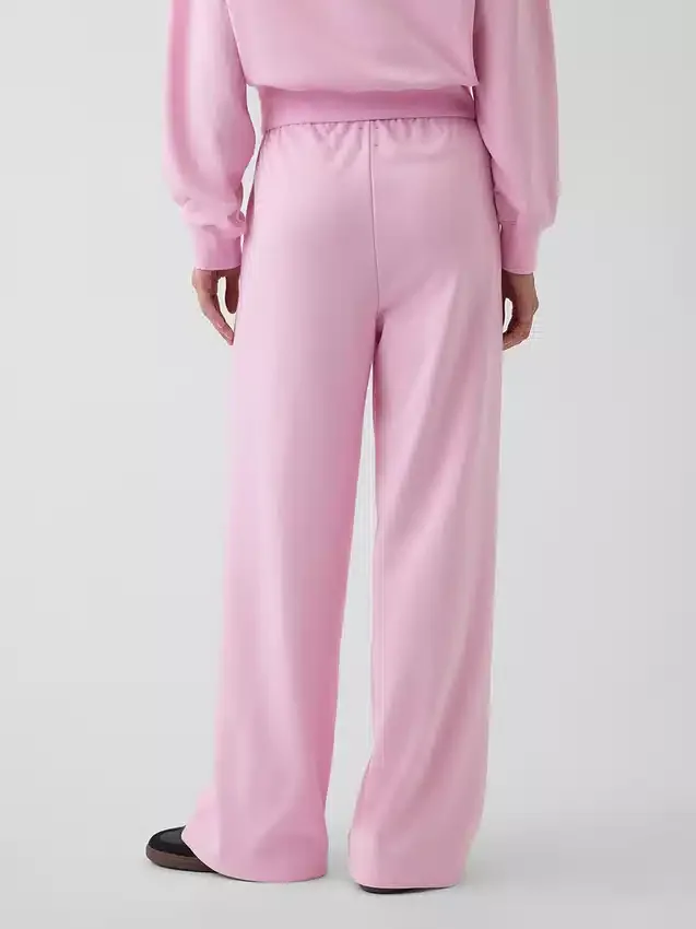 Pantalones de sudadera holgados de felpa Vintagesoft de talle medio
