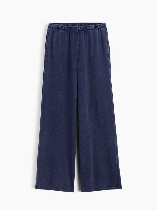 Pantalones de sudadera holgados de felpa Vintagesoft de talle medio