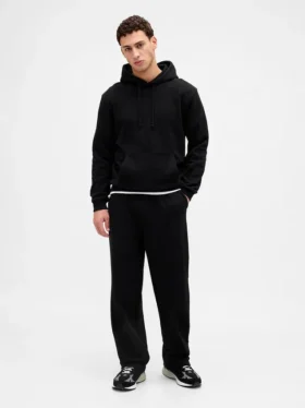 Pantalones de sudadera holgados de peso pesado para adultos