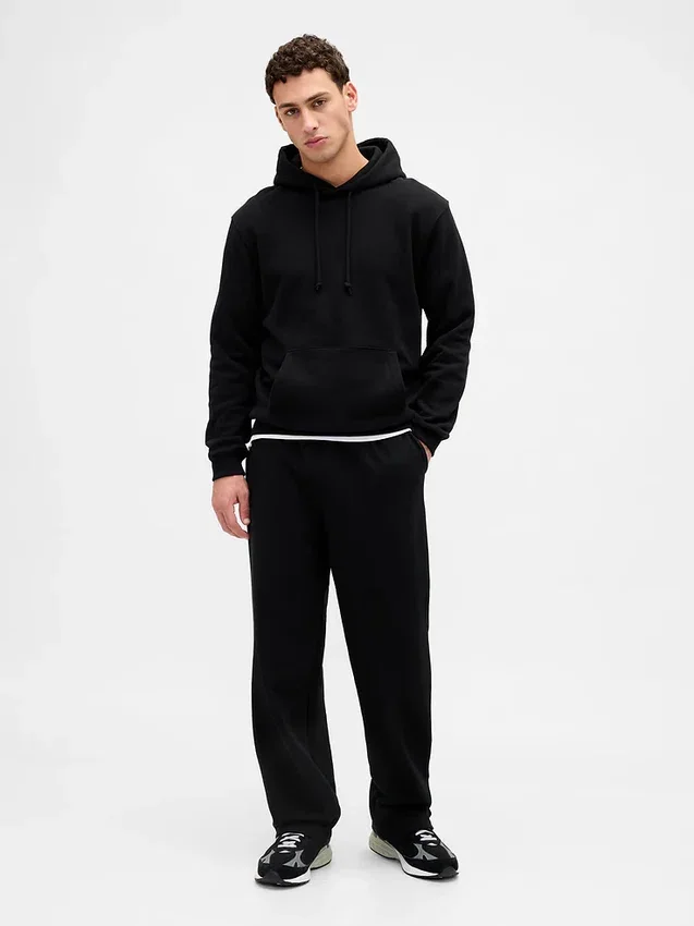 Pantalones de sudadera holgados de peso pesado para adultos