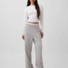Pantalones de sudadera holgados de peso pesado para adultos