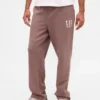 Pantalones de sudadera para adultos, de peso pesado y corte holgado, con logo