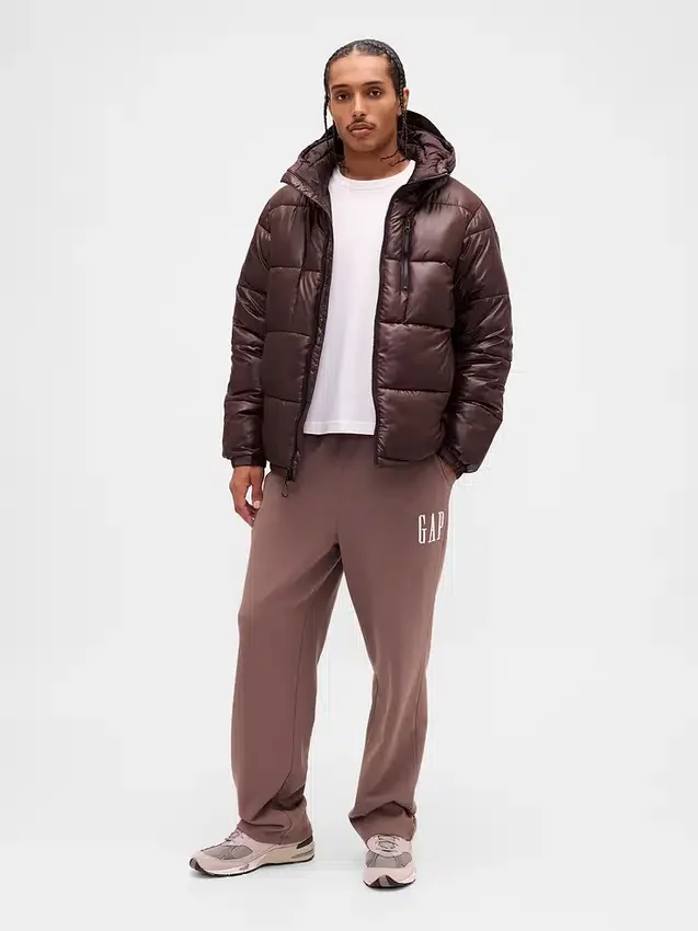 Pantalones de sudadera para adultos, de peso pesado y corte holgado, con logo