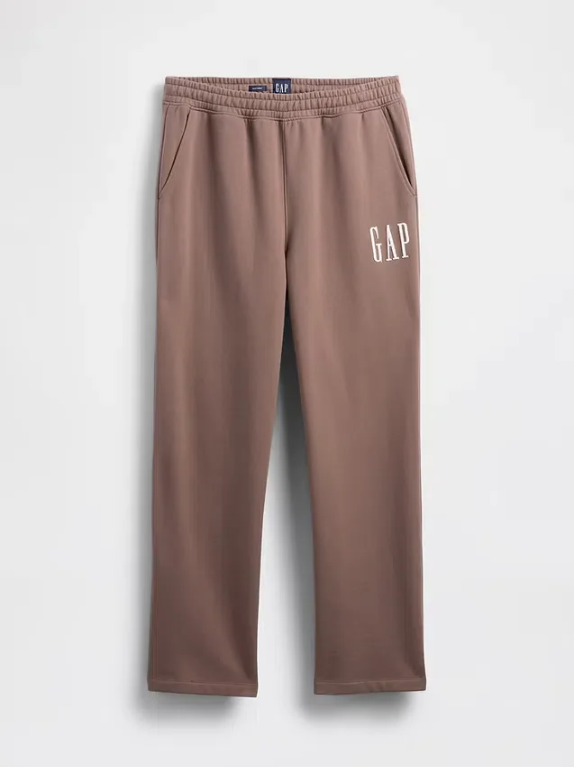 Pantalones de sudadera para adultos, de peso pesado y corte holgado, con logo