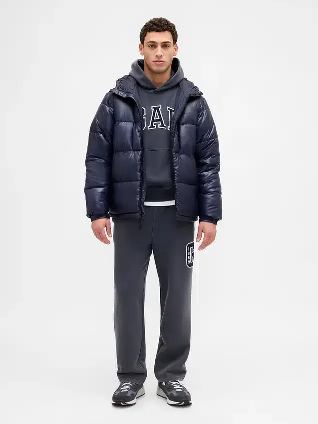 Pantalones de sudadera para adultos de tejido grueso y corte holgado con logo