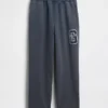 Pantalones de sudadera para adultos de tejido grueso y corte holgado con logo