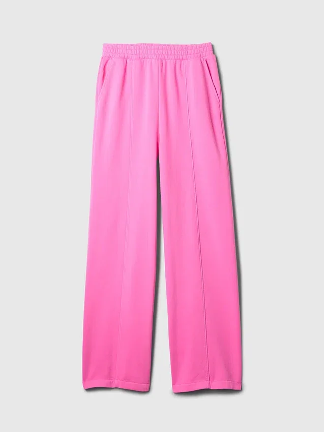 Pantalones de sudadera rectos con costuras Vintagesoft