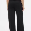 Pantalones de tiro bajo con pliegues y pierna ancha 365