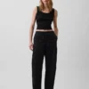 Pantalones Easy Barrel de popelín