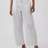 Pantalones Easy Barrel de popelín