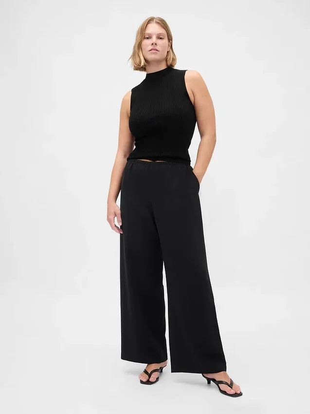 Pantalones Easy de pierna ancha