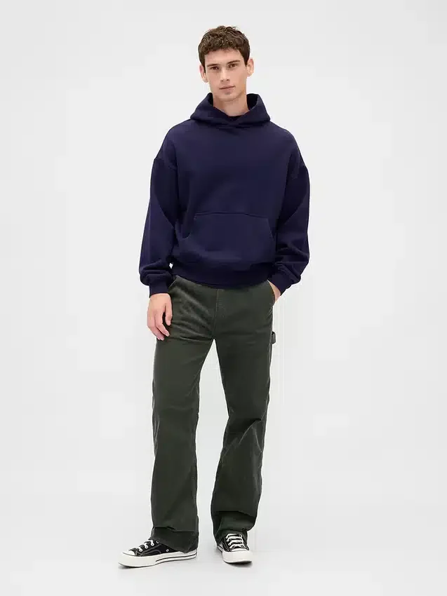 Pantalones holgados de carpintero de pana estilo años 90