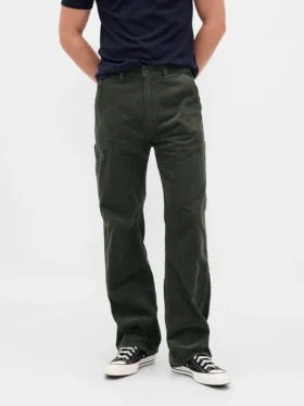 Pantalones holgados de carpintero de pana estilo años 90