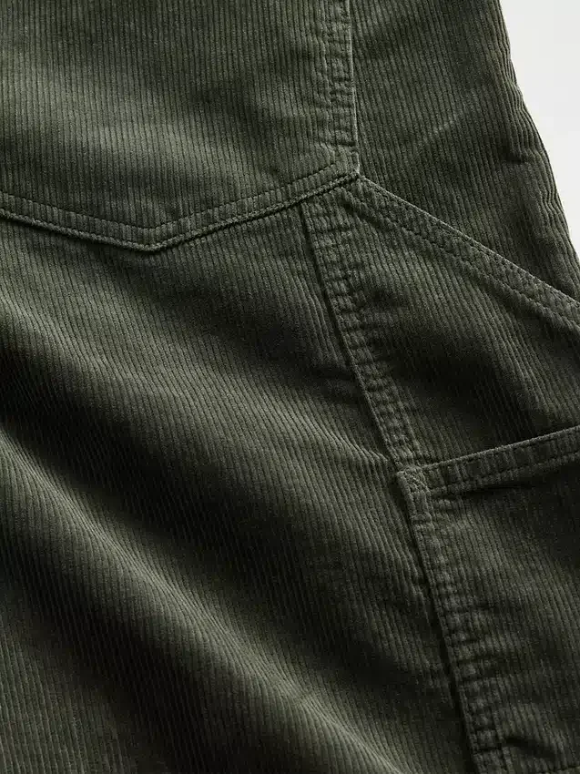 Pantalones holgados de carpintero de pana estilo años 90