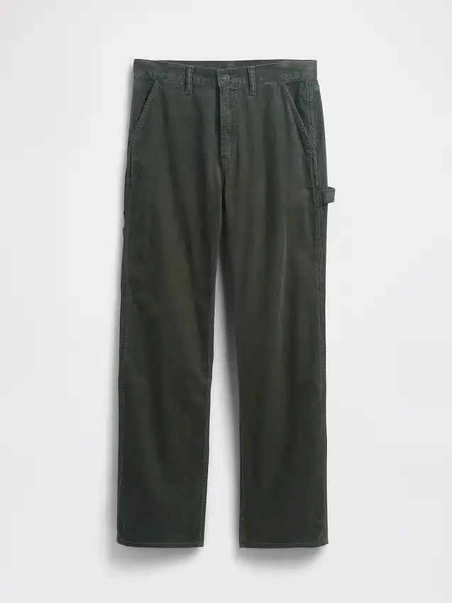 Pantalones holgados de carpintero de pana estilo años 90