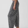 Pantalones holgados de gasa de algodón