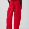 Pantalones holgados de gasa de algodón