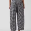 Pantalones holgados de gasa de algodón