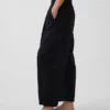 Pantalones holgados de mezcla de lino