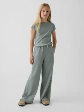 Pantalones holgados de pierna ancha para niños