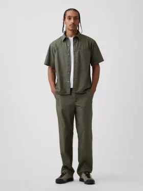 Pantalones holgados de popelín estilo años 90