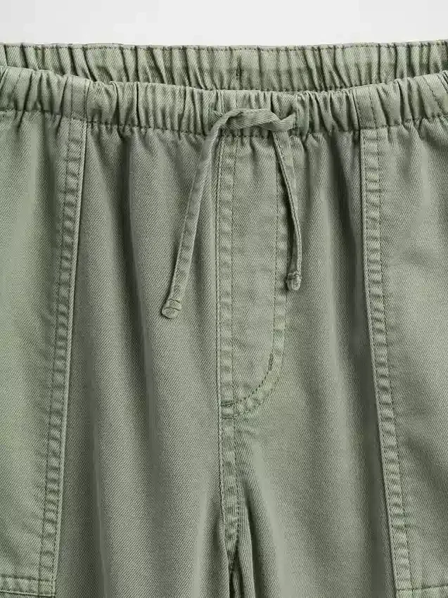 Pantalones holgados de sarga para niños