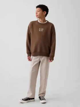 Pantalones holgados y cómodos de lino y algodón para niños