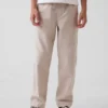 Pantalones holgados y cómodos de lino y algodón para niños