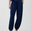 Pantalones joggers de mezclilla de gasa de algodón con corte Easy Barrel
