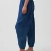 Pantalones joggers de mezclilla de gasa de algodón con corte Easy Barrel