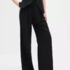 Pantalones plisados de talle alto 365