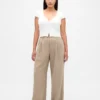 Pantalones plisados de talle alto Curvy 365