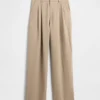 Pantalones plisados de talle alto Curvy 365
