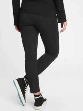 Pantalones premamá con panel completo y tejido elástico en dos direcciones