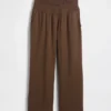 Pantalones premamá de gasa de algodón con panel completo