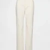 Pantalones rectos ajustados de pana de talle alto estilo años 90