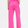 Pantalones rectos de tela gruesa